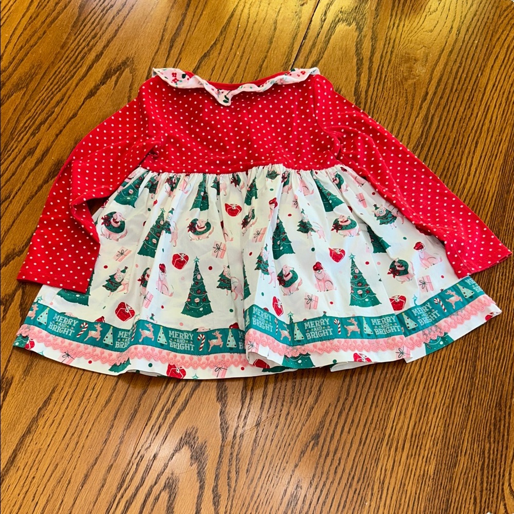Wild Flowers Matching Holiday Set - Ruffles - EUC - size 4 - Picture 4 of 6